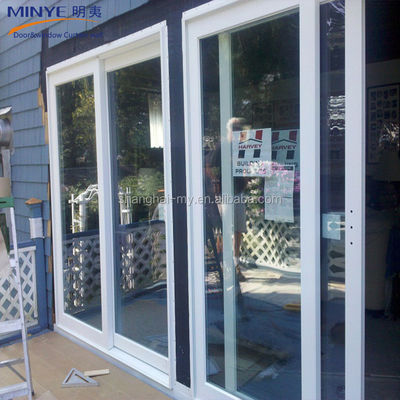 Porte de patio en verre coulissant pour villas