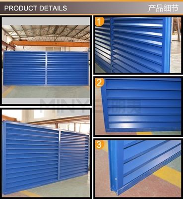 Conception de volets fixes en aluminium de profil CE cadre de volets pour OEM de volets à rouleaux