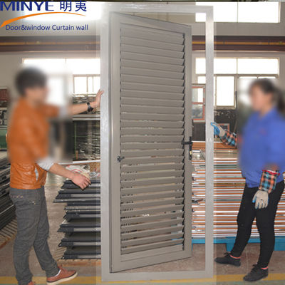 Ventilation améliorée Fermeture de porte en alliage d'aluminium avec réglage manuel ou électrique