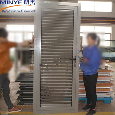 Ventilation améliorée Fermeture de porte en alliage d'aluminium avec réglage manuel ou électrique