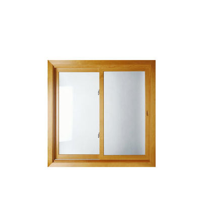Rameau en plastique fenêtres coulissantes en UPVC à double vitrage et ouverture horizontale