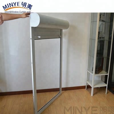 Fenêtre à volets roulants manuel de qualité commerciale avec profil aluminium de 3,0 mm d'épaisseur