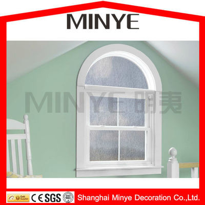 1Épaisseur de profil.4 mm Arc Top Design Salle de bains Verticale Fenêtre coulissante en aluminium OEM
