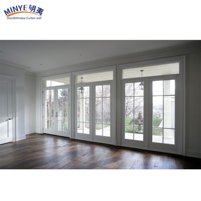 Porte d'entrée en PVC et en UPVC en bois naturel