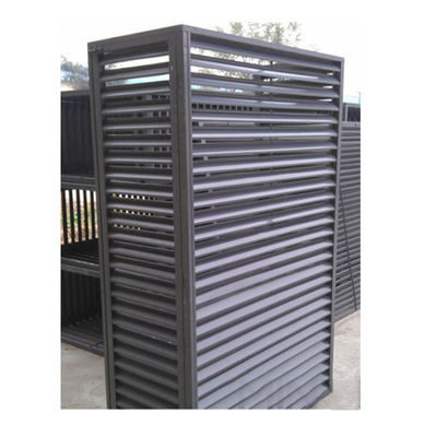 Cadre en aluminium 6063-T5 Fermeture de plantation fixe pour les louves de beauté et de sécurité