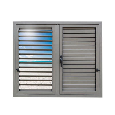 Cadre en aluminium 6063-T5 Fermeture de plantation fixe pour les louves de beauté et de sécurité