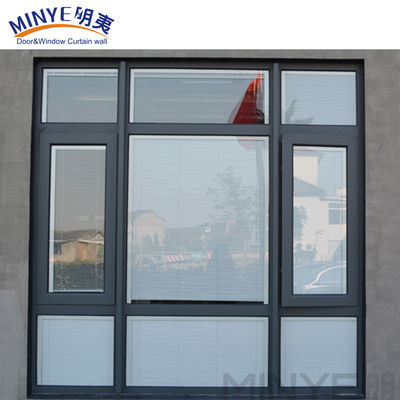 Design de bande de caoutchouc EPDM Moderne cadre en aluminium vitrine encastrée