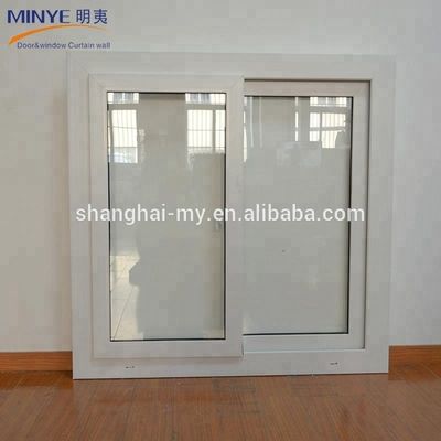 fenêtres coulissantes en UPVC/PVC pour améliorer l'insonorisation et l'étanchéité au vent de Shanghai