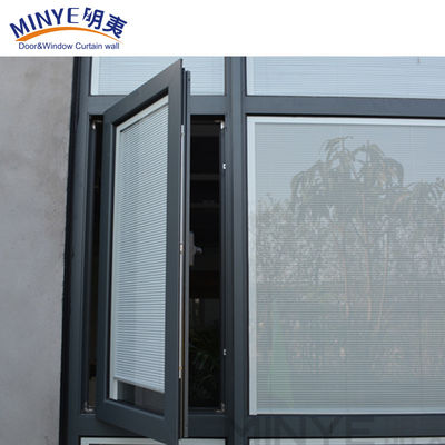 Design de bande de caoutchouc EPDM Moderne cadre en aluminium vitrine encastrée