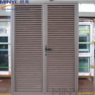 Des portes en aluminium à carénage de conception avec taille de louve personnalisée et finition en poudre