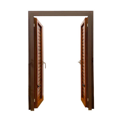 Des portes en aluminium à carénage de conception avec taille de louve personnalisée et finition en poudre