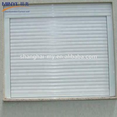 Surface finie portes de garage intérieures de design japonais avec alliage d'aluminium 6063-T5