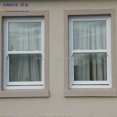 fenêtre suspendue unique en UPVC pour balcon isolant incendie chaud en hiver et frais en été
