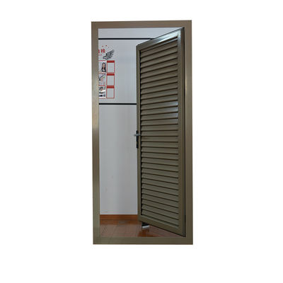 Porte à louve commerciale de profilé en aluminium CE avec surface finie et dalles en aluminium