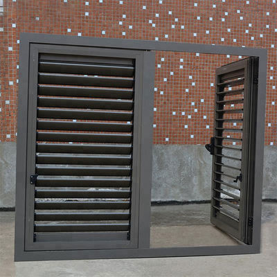 La beauté et l'efficacité réglable Louver d'aluminium Plantation volets Casement fenêtres