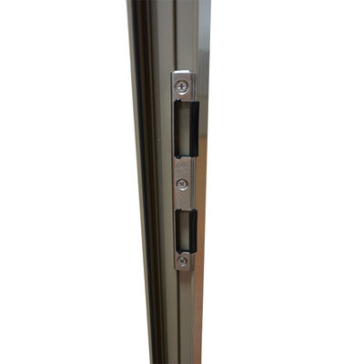 Porte à louve commerciale de profilé en aluminium CE avec surface finie et dalles en aluminium
