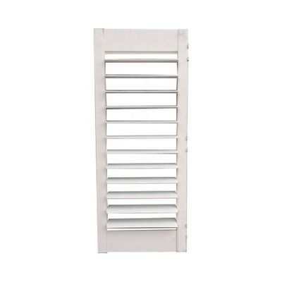 Modèle d'ouverture horizontale France Volets en PVC/Louver Plantation Style de conception moderne