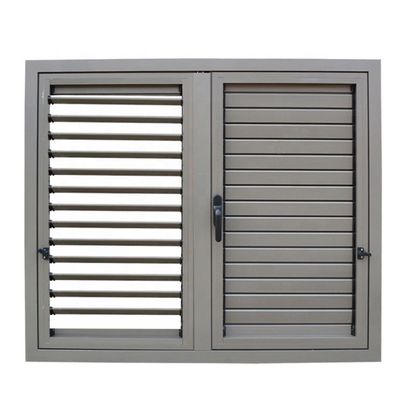 Taille personnalisée Rideaux et volets de plantation à l'intérieur Manches de profilé de fenêtre en aluminium