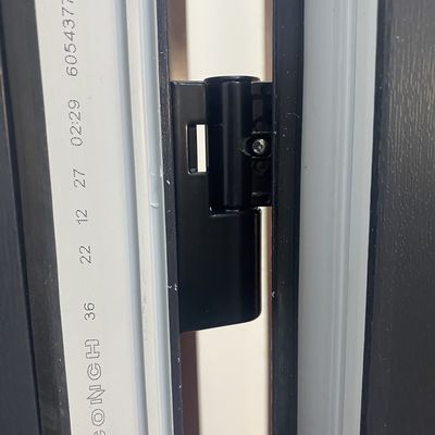 Portes à carreaux en PVC en verre laminé à haute durabilité pour l'extérieur et l'intérieur