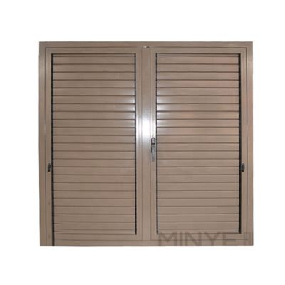 Rideaux de plantation ombrage de soleil en aluminium vitres à la plaque à ouverture verticale
