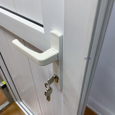 Porte à charnière verticale en UPVC de style français pour porte à charnière en PVC Exporteur