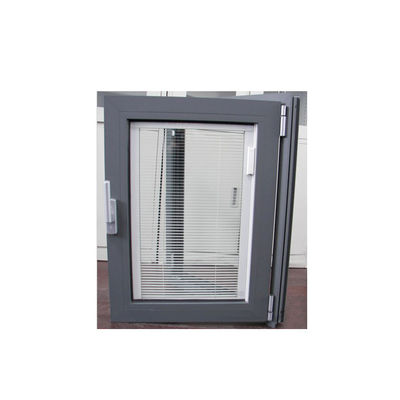 Réglage du champ visuel fenêtre en aluminium avec volet intérieur et double verre