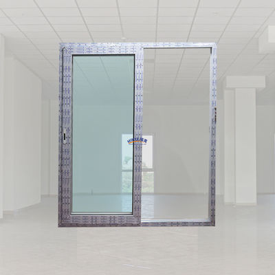 Porte coulissante vitrée UPVC imperméable à l'eau et au vent pour le style de design du sud-ouest