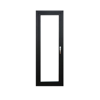 Porte à charnière en verre à l'entrée avant avec matériel chinois et alliage d'aluminium