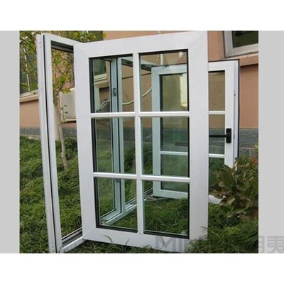 Porte à charnière en verre à l'entrée avant avec matériel chinois et alliage d'aluminium