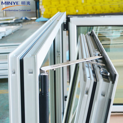 fenêtre en aluminium à double vitrage à double vitrage à double vitrage
