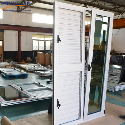 fenêtre en aluminium à double vitrage à double vitrage à double vitrage