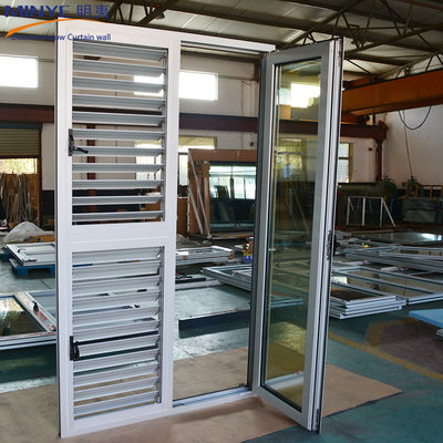 fenêtre en aluminium à double vitrage à double vitrage à double vitrage
