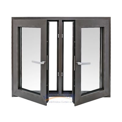 Plans de fenêtres de maison d'extrusion en aluminium pour les fenêtres de coffrage de couleur de profil blanc pour répondre