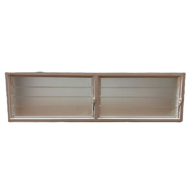 Ventilateur en verre en aluminium à doubles lames, facile à manipuler