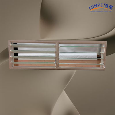 Ventilateur en verre en aluminium à doubles lames, facile à manipuler