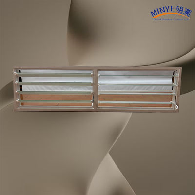 Ventilateur en verre en aluminium à doubles lames, facile à manipuler