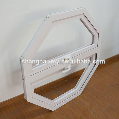 5 mm-12 mm vitre en forme de cercle en double panneau balançant la fenêtre ronde fenêtre encastrée pour le flux d'air et l'esthétique