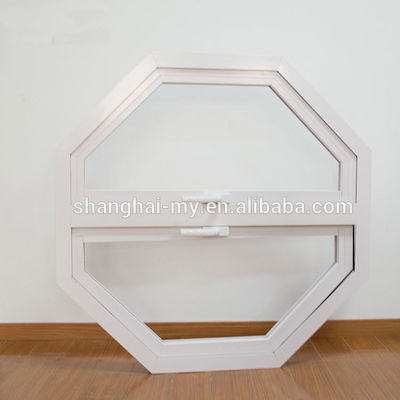 5 mm-12 mm vitre en forme de cercle en double panneau balançant la fenêtre ronde fenêtre encastrée pour le flux d'air et l'esthétique