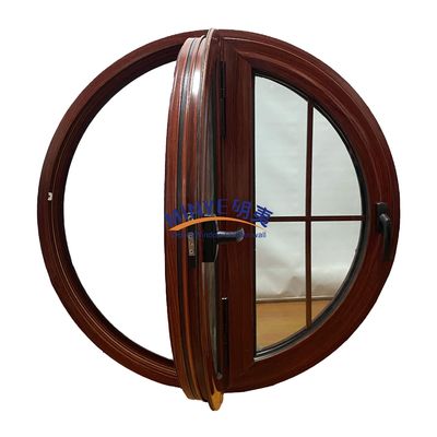 5 mm-12 mm vitre en forme de cercle en double panneau balançant la fenêtre ronde fenêtre encastrée pour le flux d'air et l'esthétique