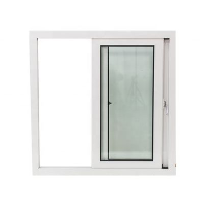 Porte coulissante en verre de cuisine en UPVC étanche avec porte intérieure en PVC finie