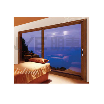Couleur de profil personnalisé gris foncé Porte coulissante de patio pour design extérieur Grand verre