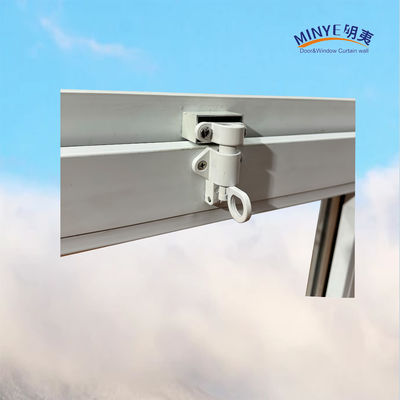 Double verre trempé UPVC Tilt Window dans le style moderne pour l'Australie cadre en plastique