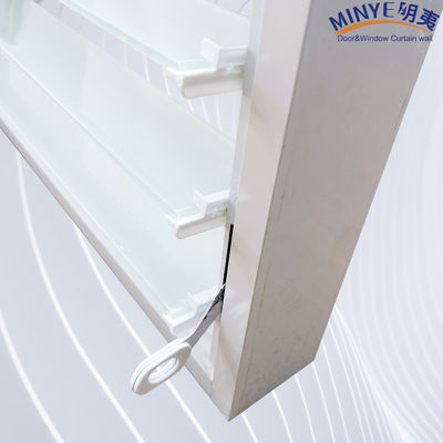 Couleurs personnalisées volets en verre d'aluminium pour la protection extérieure de style européen