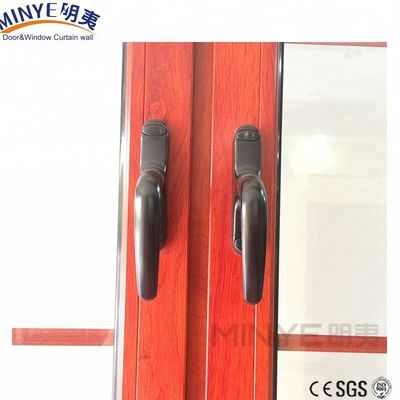 Vitres de fenêtre en aluminium à double vitrage de cour avec cadres de vitres à double vitrage de style américain