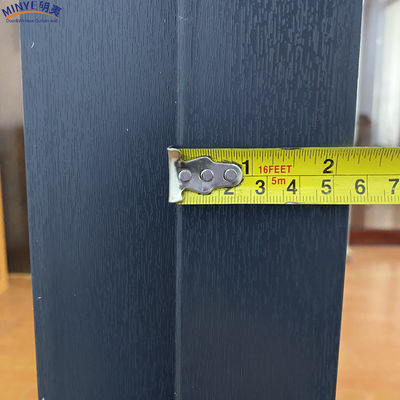 Porte à charnière verticale en UPVC à double verre trempé résistant au vent pour porte à charnière PVC durable