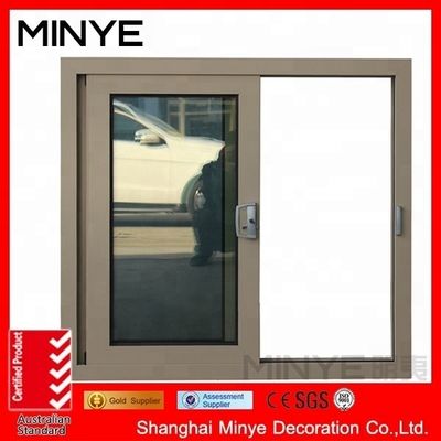 Design moderne de l' ouragan de l' impact cadre en aluminium extérieur vitres coulissantes pour résidentiel