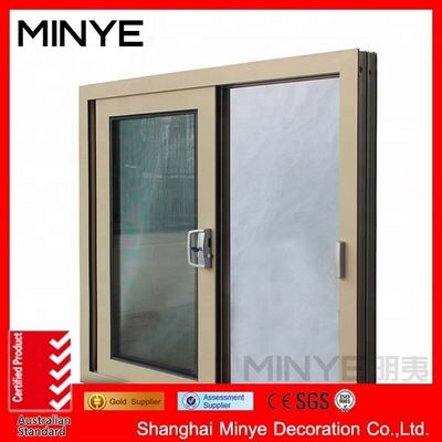 Design moderne de l' ouragan de l' impact cadre en aluminium extérieur vitres coulissantes pour résidentiel