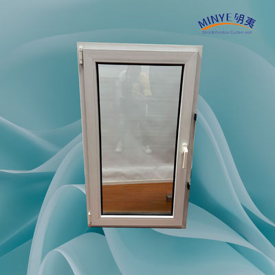 Kin Long Chine haut matériel PVC Tilt et tournez fenêtre avec double verre trempé