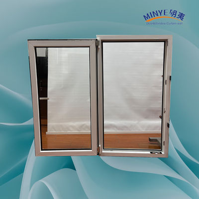 Kin Long Chine haut matériel PVC Tilt et tournez fenêtre avec double verre trempé