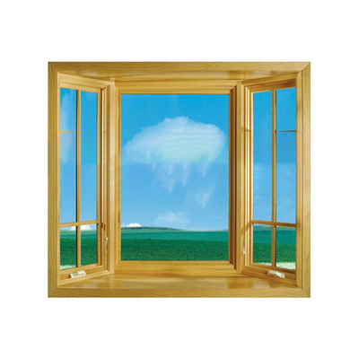 Les fenêtres en bois d' aluminium de MINYE sont personnalisables et comprennent du verre trempé.